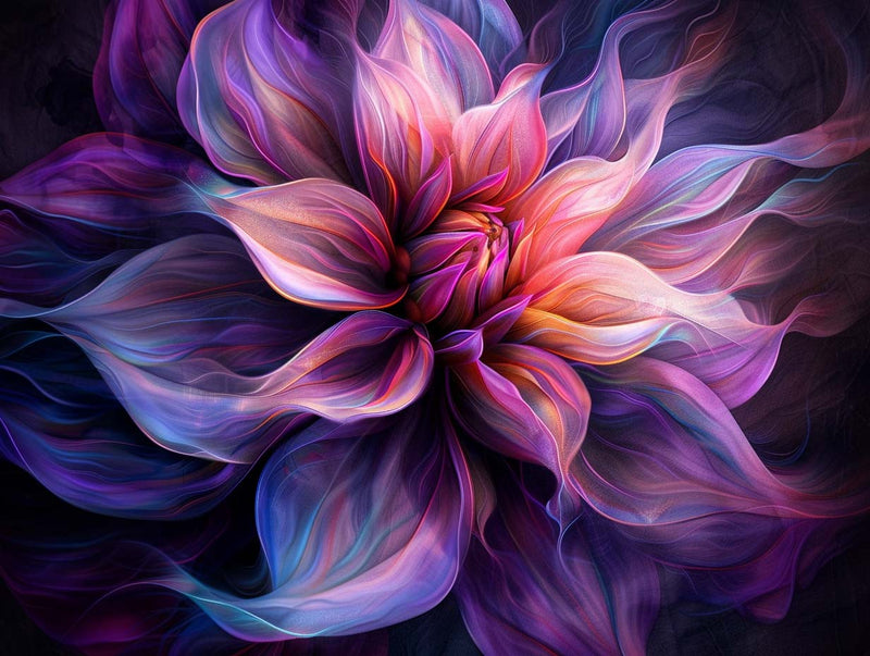 Mystic Bloom - A Diamond Painting Journey