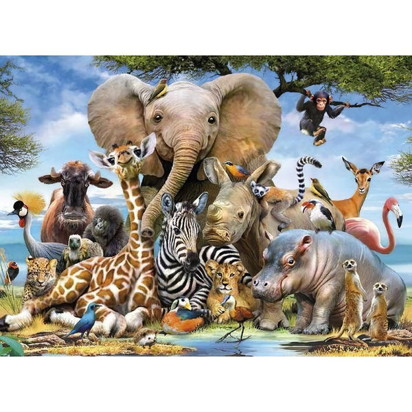 Savane Animals Diamond Painting Diamond Art Kit