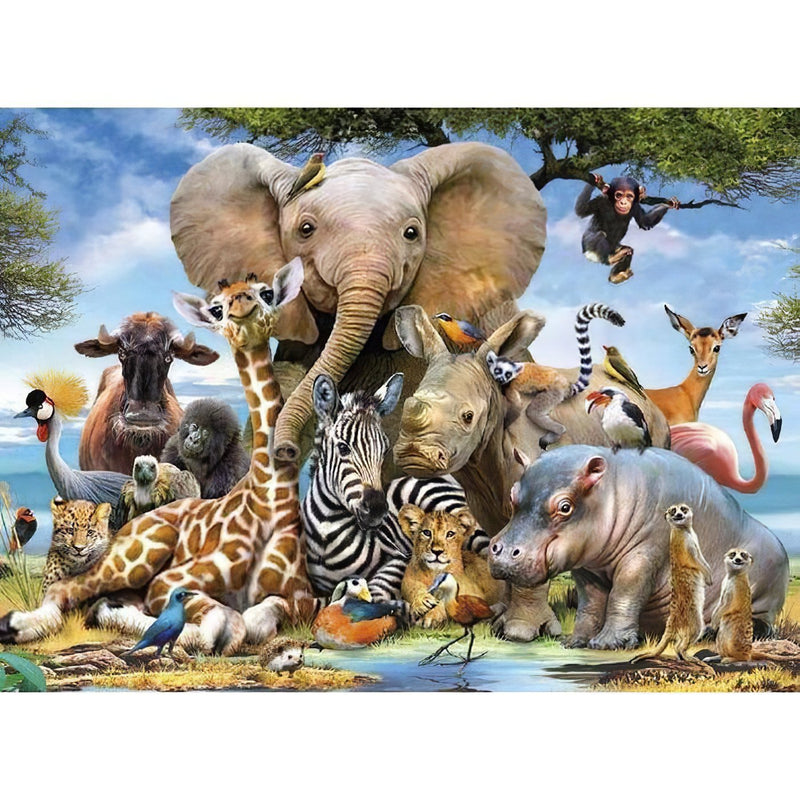 Savane Animals Diamond Painting Diamond Art Kit